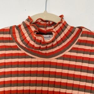 Madewell - Lettuce Edge Striped Turtleneck